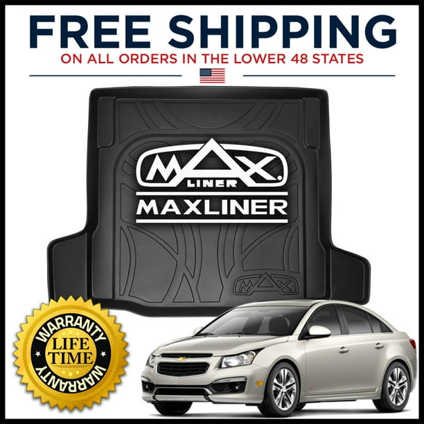 smartliner all weather cargo liner floor mat black for 20112015 chevrolet cruze / 2016 cruze
