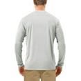 thumbnail image 2 of Roadbox Mens UPF 50+ UV Sun Protection Shirts Outdoor Long Sleeve SPF Rash Guard for Fishing Hiking Swimming Running, 2 of 5