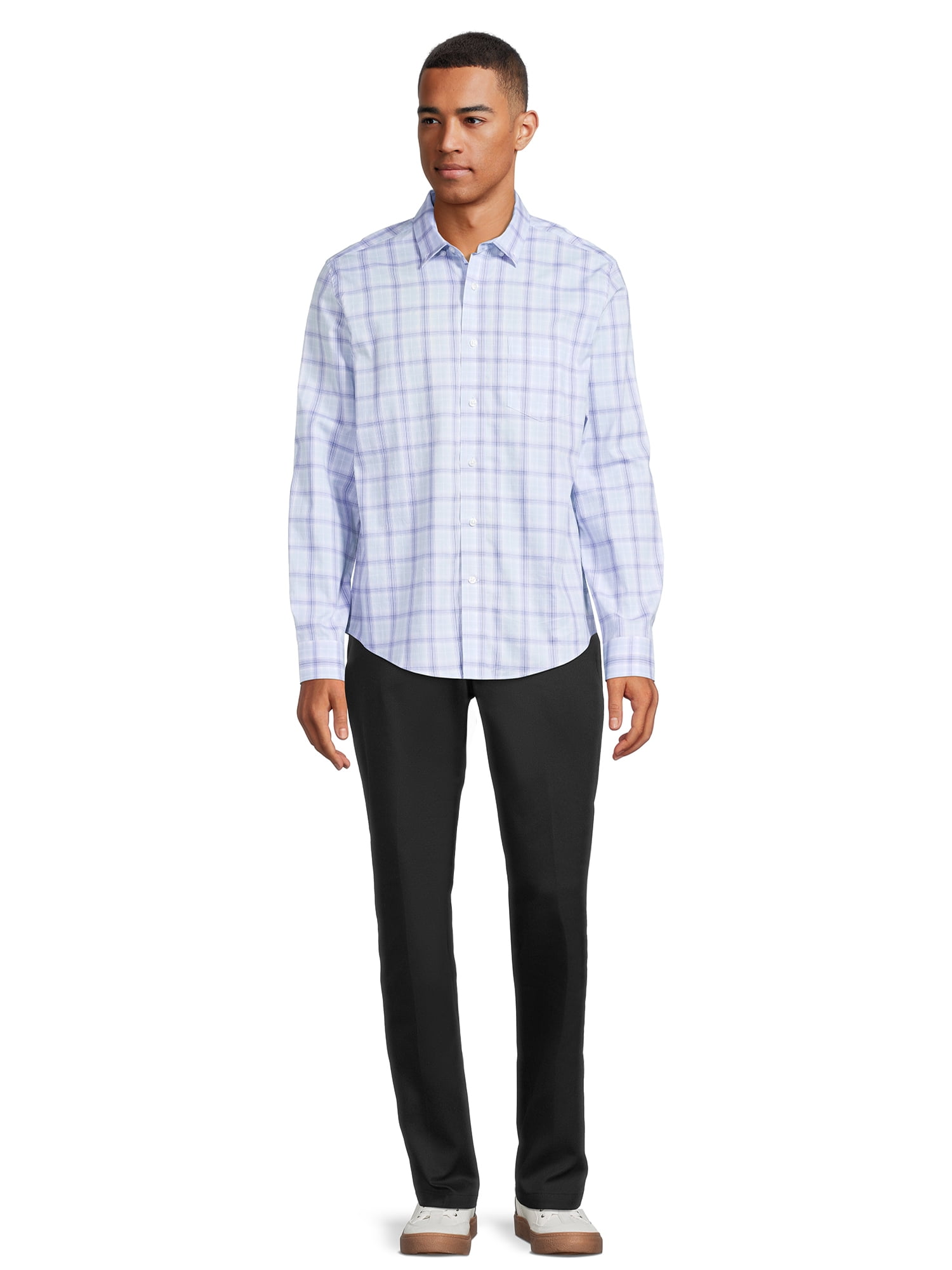 George Men's Poplin Shirt with Long Sleeves