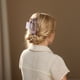 thumbnail image 2 of Garras de cabello únicas Bargains, pinzas de cabello francesas, pinzas de cabello de tortuga, grandes pinzas de cabello, horquillas para mujeres en color púrpura, 2 of 7