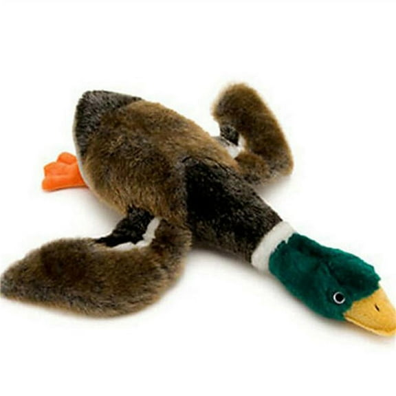 Dog Toys Squeaking Mallard Duck Plush Puppy Duck Pet Chew Squeaker Squeaky for Small Medium Dogs