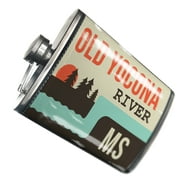 NEONBLOND Flask USA Rivers Old Yocona River - Mississippi