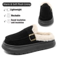 thumbnail image 3 of Northblanc Women's Cozy Faux Fur Lined Slippers Buckle Non-Slip Comfortable Warm Platform House Shoes Indoor/Outdoor, 3 of 9