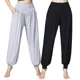 thumbnail image 2 of Alta calidad verano cintura alta suelta transpirable cómodo Color sólido moda danza Yoga pantalones de Yoga para interiores pantalones de baile, 2 of 5