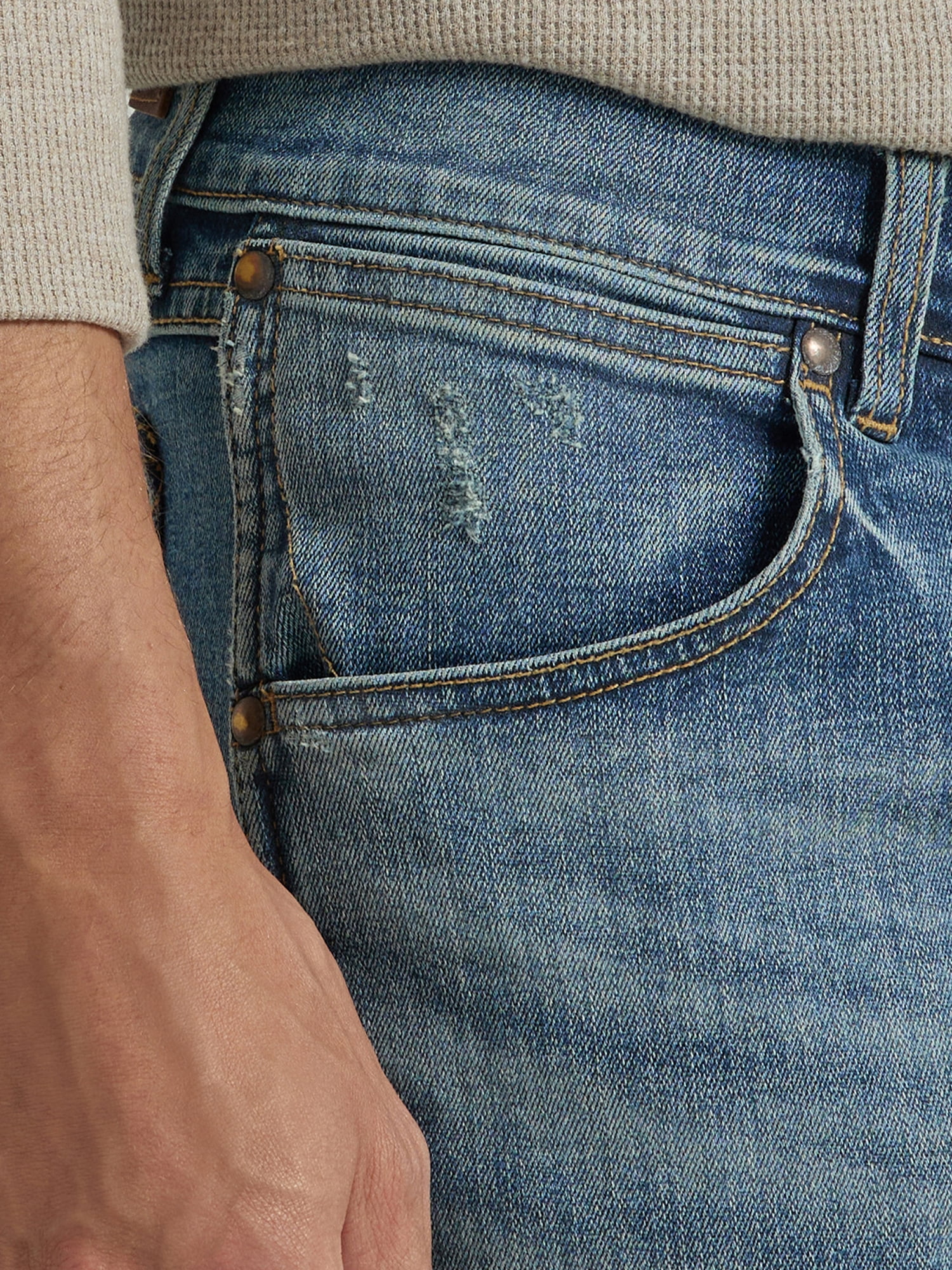 Wrangler® Men's 5-Pocket Tapered Fit Jean with Stretch, Sizes 30-42