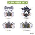 thumbnail image 4 of Filtros AirGearPro C-500 P3 para mascarilla respiratoria reutilizable, 4 of 7