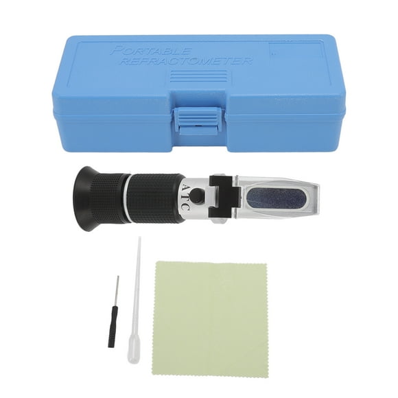 Sugar Content Hydrometer, Accurate Brix Meter Refractometer Efficient Easy To Use 0-80% For Fruit For Home
