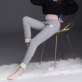thumbnail image 7 of jsaierl Women's Winter Warm Athletic Sweatpants Sherpa Lined Joggers Fleece Pants High Waist Strenchy Slim Cozy Yoga Leggings, 7 of 7