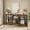 Gray+Black, variant on Tarnorci 66.9-Inch Narrow Sofa Table, Industrial Long Sofa Table Behind Couch, Entry Console Table with Storage for Entryway, Living Room, Foyer, Unique Design