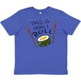 thumbnail image 3 of Inktastic This is How I Roll- Cute Sushi Youth T-Shirt, 3 of 5