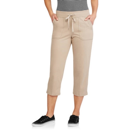 white stag knit pants