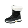 thumbnail image 2 of Chaussures Hiver Extérieur Neige Femmes Peluche Épaisses Isolation Coton Imperméables Tourisme Rural Ski Chaussures Bottes pour Femmes Mode Chic en Liquidation, 2 of 9