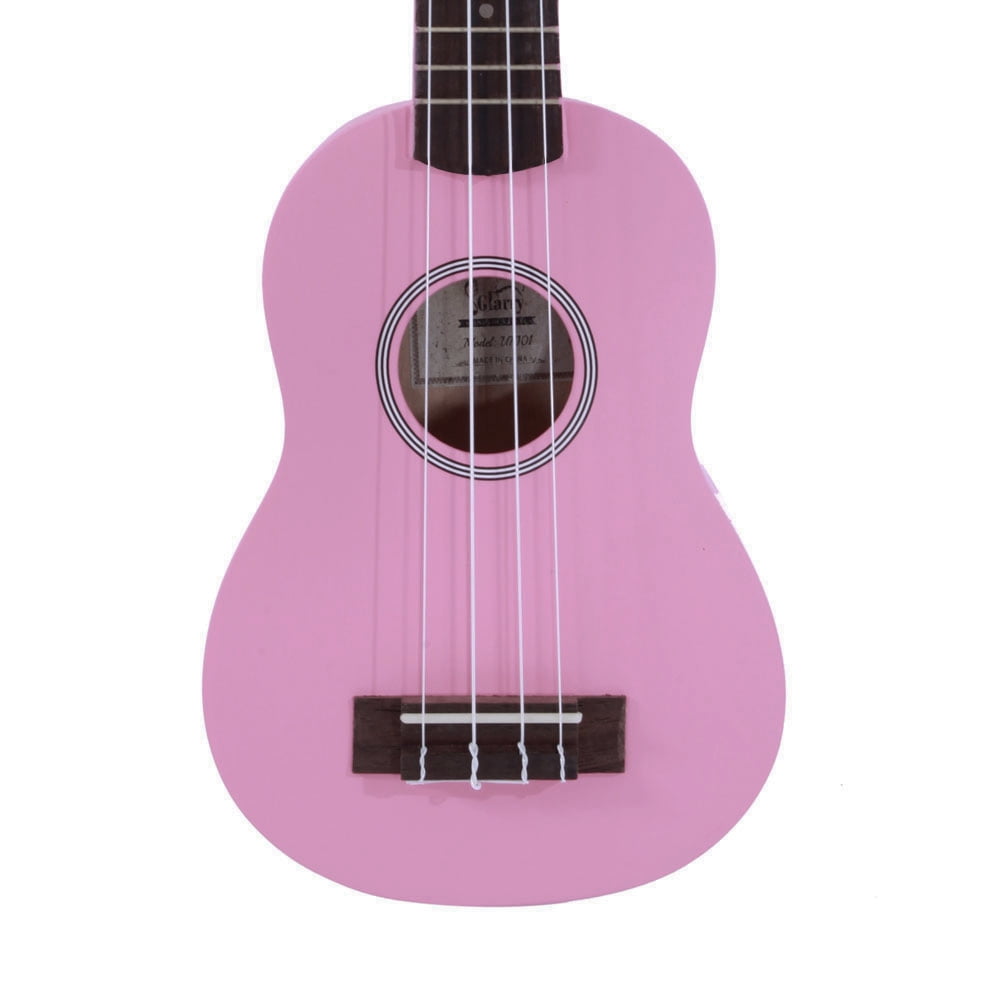 CIPACHO Glarry 21" Rosewood Toddler Guitar, Ukulele Beginner Kit, Concert Ukelele Gifts for Girl Boy (Pink)