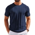 thumbnail image 1 of Camisa de punto COOFANDY camiseta casual de manga corta con cuello redondo para hombre, 1 of 6