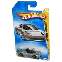 Hot Wheels 2008 New Models 26/40 Silver 2008 Tesla Roadster Toy Car 026/196