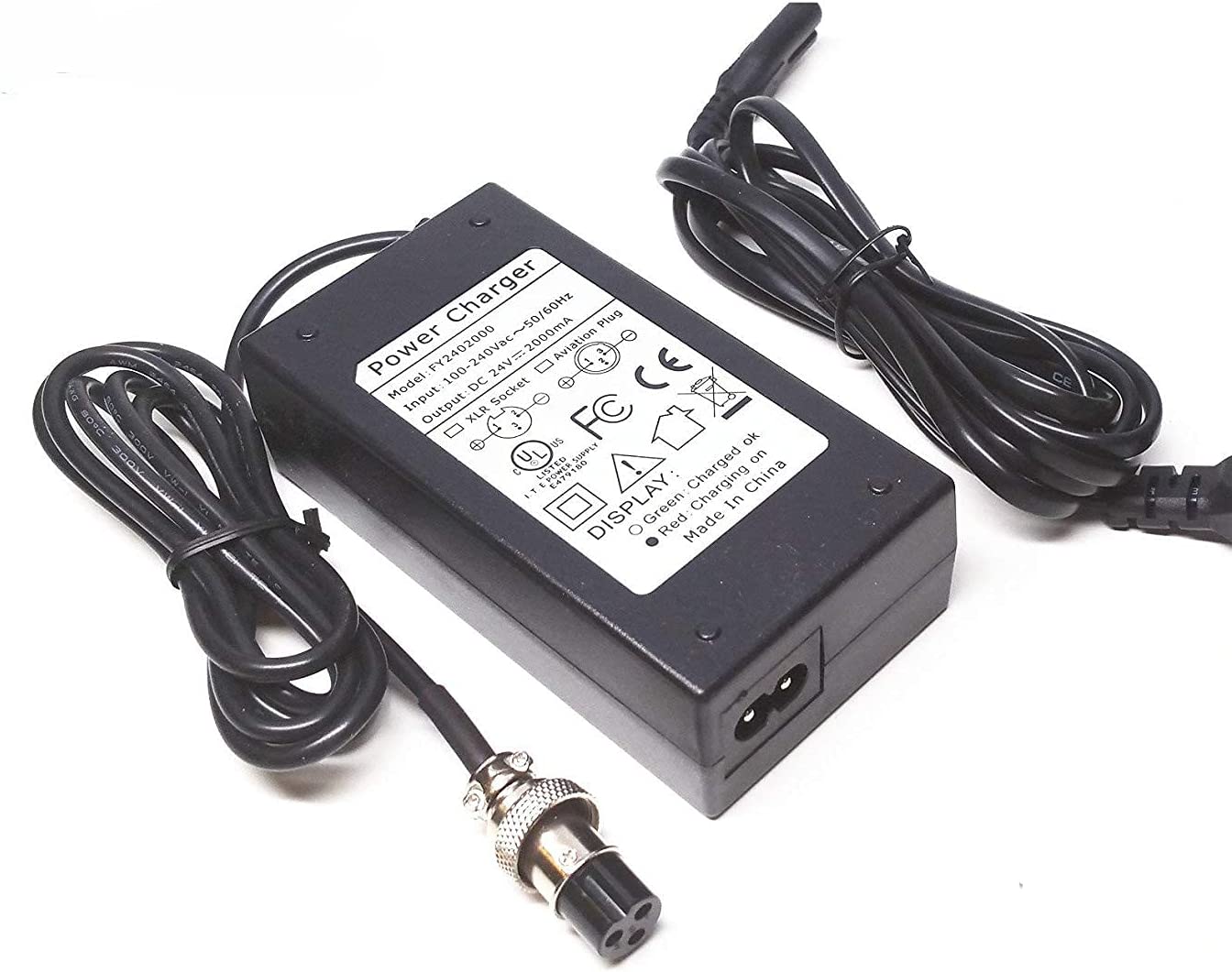 Yustda For Razor MX350 Dirt Rocket Electric Motocross Bike Charger
