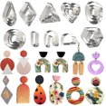 thumbnail image 2 of Muyoka Cortadores de arcilla polimérica Cortador de aretes de arcilla de acero inoxidable DIY con tarjetas para los oídos Ganchos Anillos Bolsa de plástico Herramientas Regalo perfecto para hacer joya Muyoka Hogar, 2 of 7