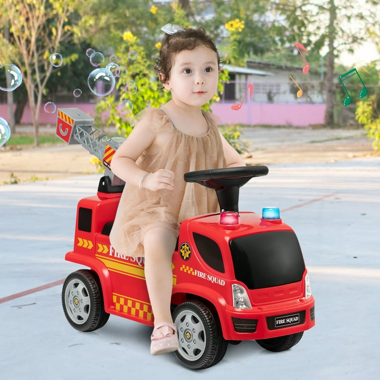 Ride on fire hotsell trucks for toddlers