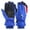 Blue, variant on BadPiggies Kids Waterproof Snow Gloves Winter Warm Toddler Ski Gloves with Fleece Lining for Boys Girls 8-14 Years Blue