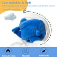 thumbnail image 4 of Drecage Toddler Boys Girls Cute Shark Slippers Kids Non-Slip Fuzzy Bedroom House Shoes, 4 of 7