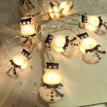 

Huiniadese New LED Plastic Decorative Lights String House Courtyard Christmas Day Lights