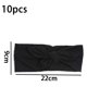 thumbnail image 2 of Diademas para mujer, diademas, diademas, lazos, accesorios, turbante, envolturas para la cabeza, algodón, Color sólido, moda deportiva, 2 of 4
