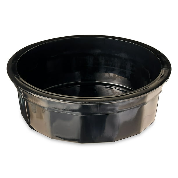 Vibrant Life Large Crock Dog Bowl, Black