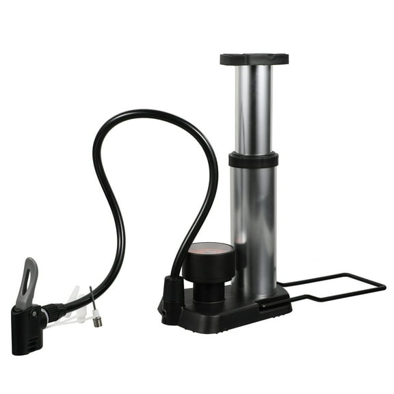 Worgeous High Pressure Foot Pump for Bike with Aluminum Alloy Material and Accurate Gas Meter 70100 Characters