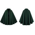 thumbnail image 4 of HXWCHs Gothic Victorian Retro Dress Women Solid Color Slim Waist Medieval Court Ball Gown Green One Size, 4 of 4