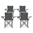 thumbnail image 1 of Sillas Camping Y Playa Plegable Portatil Para Exteriores 4 Piezas Gris Duralife Camping, 1 of 7