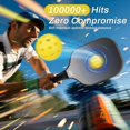 thumbnail image 3 of Set de palas de pickleball Jobunai T300 de fibra de carbono ligero, 3 of 6