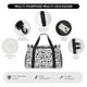 thumbnail image 4 of Disketp Black Footprints Bolsa de Viaje Tipo Duffle, Bolso de Mano para Fin de Semana para Mujer, Bolsa de Gimnasio Ligera para Hombre, Esencial para Viajes, 4 of 7
