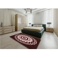 thumbnail image 4 of Ahgly Company Indoor Rectangle Patterned Chocolate Brown Area Rugs, 3' x 5', 4 of 6