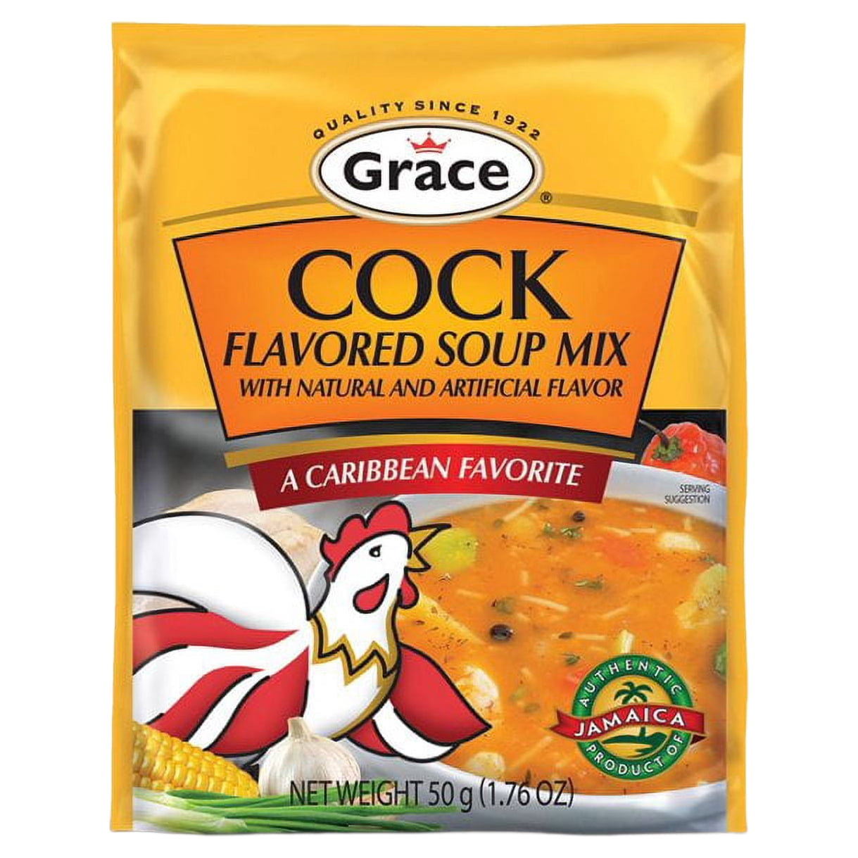 Pack of 3 Grace Cock Flavored Soup Mix 1.76 oz each