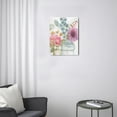 thumbnail image 3 of Artistic Floral Bathroom Decor 12X16inch Canvas Wall Art with Bath Towel Vase, Farmhouse Style Pictures for Home Accent, 3 of 7