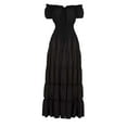 thumbnail image 3 of Vestido camisero Medieval Perfecl Negro XL, 3 of 8