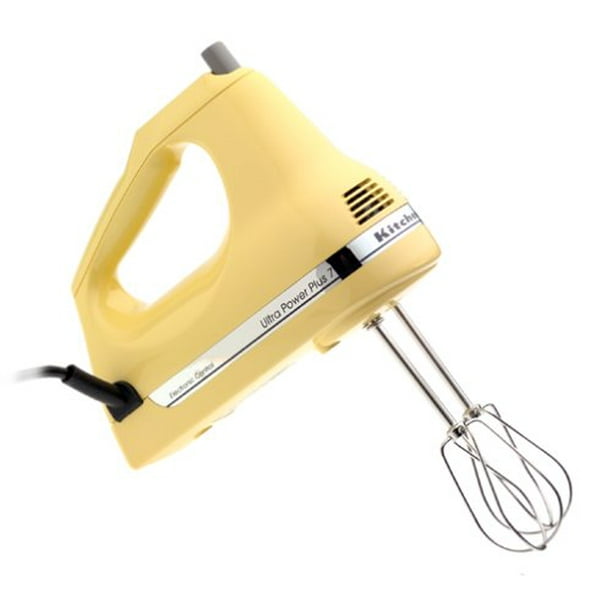 KitchenAid RKHM7MY 7Speed Hand Mixer, Majestic Yellow (Certified Used