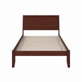 thumbnail image 4 of Portland Full Solid Wood Platform Bed in Walnut, 4 of 8