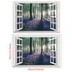 thumbnail image 5 of Ounissouiy 2 piezas 3D ventana pegatinas de pared calcomanías para el hogar Props paredes póster decoraciones simulación paisaje calcomanía Decoración del hogar, 5 of 6