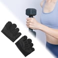 thumbnail image 1 of Guantes de levantamiento de pesas a prueba de golpes shamjiam Negro M, 1 of 8