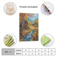 thumbnail image 2 of Canvas Wall Decor for Bedroom Autumn Cabin Fall Forest Lake Tree Leaves Scarecrow Canvas Prints Wall Art Modern Pictures Artwork Autumn Harvest Thanksgiving Canvas Print 16x24inch Framed, 2 of 8