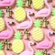 thumbnail image 5 of Juego de 5 cortadores de galletas de acero inoxidable para hornear galletas, moldes con forma de flamenco, cactus, piña y árbol para masa de fondant, dulces y repostería., 5 of 5