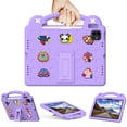 thumbnail image 6 of Aminegg Hande Stand Shockproof Case for iPad Pro 11 Inch M4 2024 Armor, Heavy Duty Cover, Purple, 6 of 12