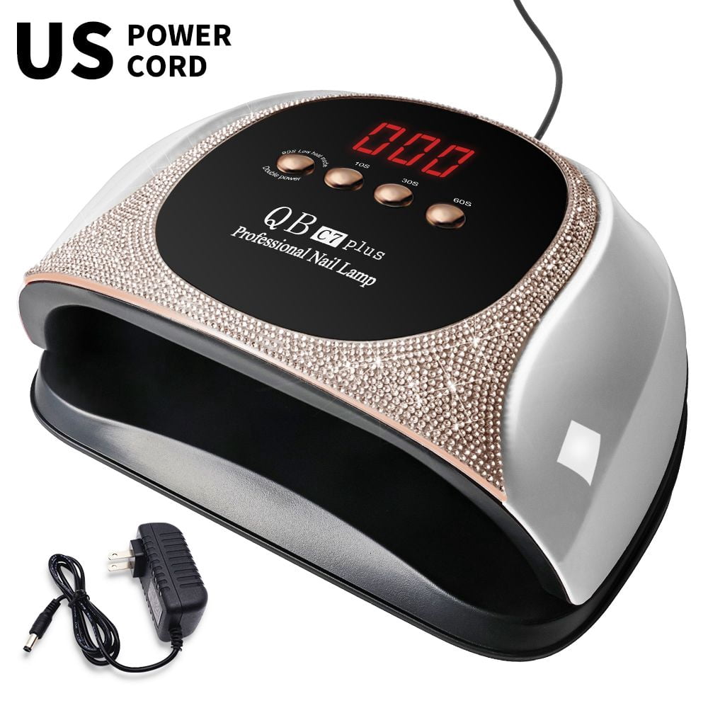 Professional UV LED Nail Lamp, LIMEGIRL Nail Dryer for Gel Polish, 4 Timers UV Nail Lamp Professional Nail Light,57Pcs Lamp Beads and Automatic Sensor