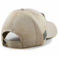 thumbnail image 4 of US Military Cap American FLAG Hat Detachable Baseball Mesh Tactical Army Camo (7fc044_Khaki), 4 of 5