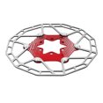 thumbnail image 2 of Pastillas de freno de rotor flotante ultraligeras de 160 mm, potencia de frenado mejorada para aventuras ciclistas sin interrupciones Actualización de bicicleta de carretera de montaña roja, 2 of 8