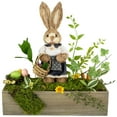 thumbnail image 3 of Northlight Boxed Garden Arrangement with Bunny Easter Decoration - 17.25", 3 of 8