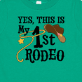 thumbnail image 4 of Inktastic Yes, This is My 1st Rodeo Cowboy Hat with Pink Band, Lasso Girls Baby T-Shirt, 4 of 5