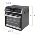thumbnail image 4 of West Bend 15 Qt. Air Fryer Oven with 16 Presets, in Black (AFWB15BK13), 4 of 15