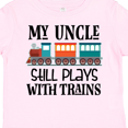 thumbnail image 4 of Inktastic My Uncle Still Plays with Trains Boys or Girls Toddler T-Shirt, 4 of 5